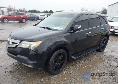 2008 Acura Mdx Technology Package z USA, uszkodzony, nr VIN 2HNYD28448H505194